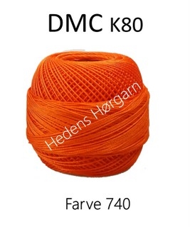 DMC K80 farve 740 Orange